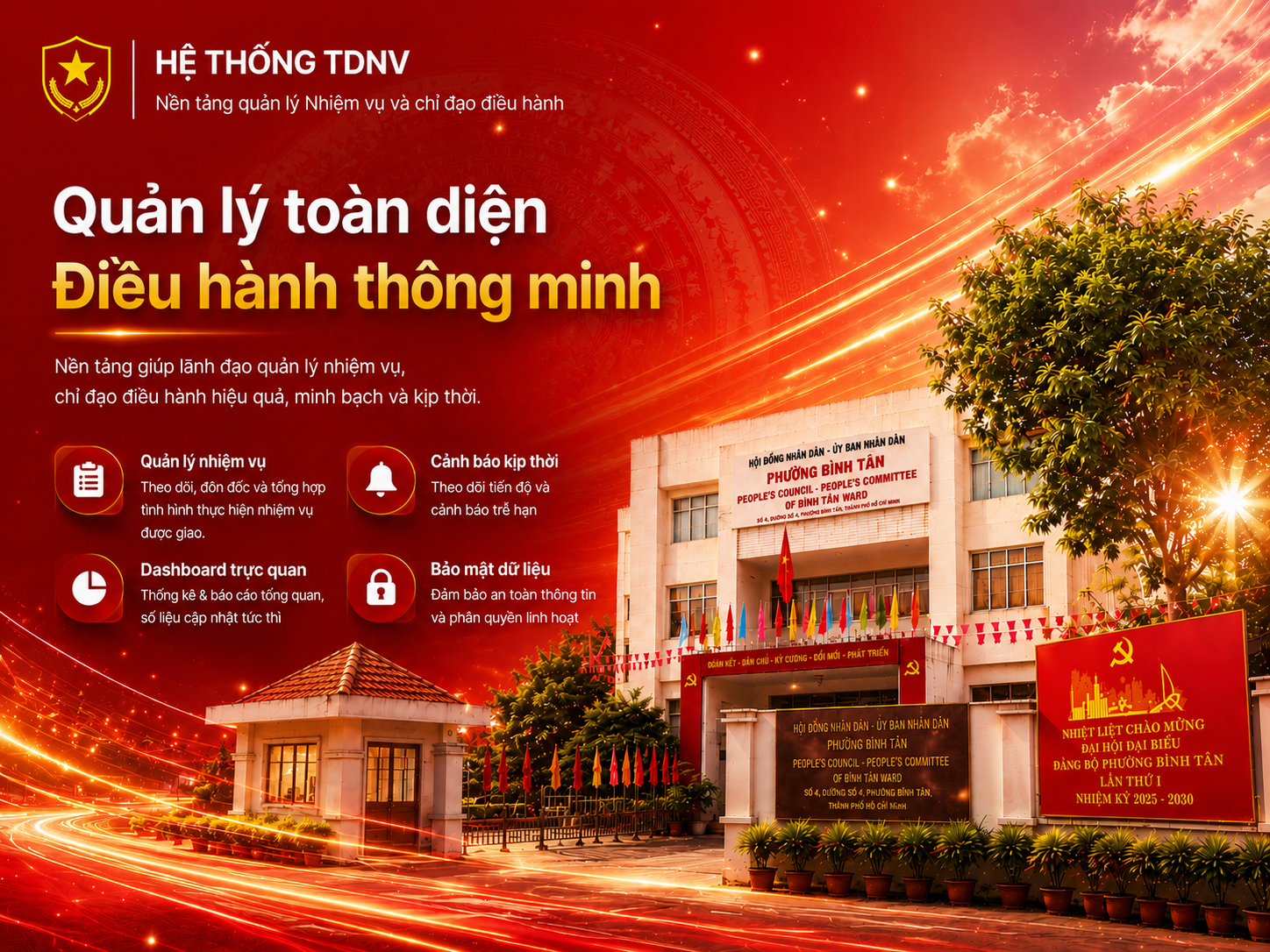 Hệ thống TDNV - Quản lý toàn diện, điều hành thông minh